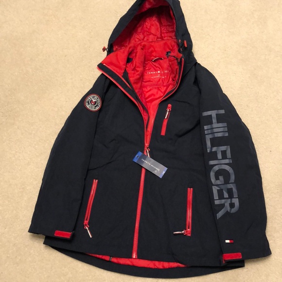 Tommy Hilfiger Jackets & Blazers - Tommy Hilfiger ladies 3-in -I all weather size L